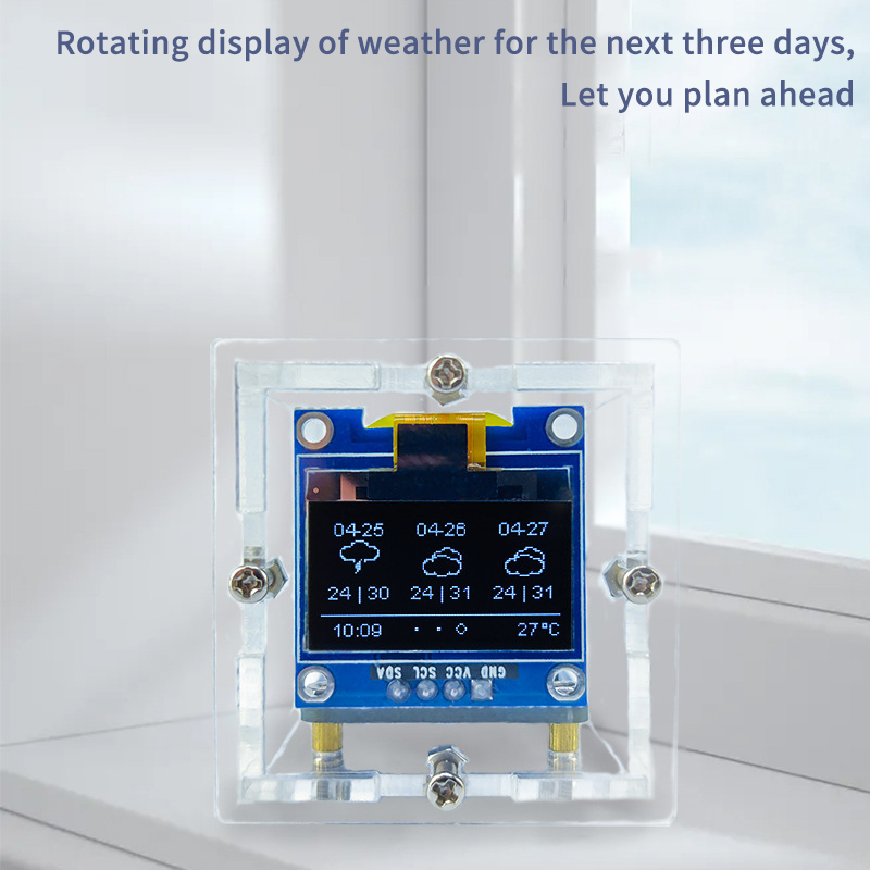 ESP8266 MINI Hava Durumu Saati - Diy Soldering Station No Electronics incelemesi ve fiyatı