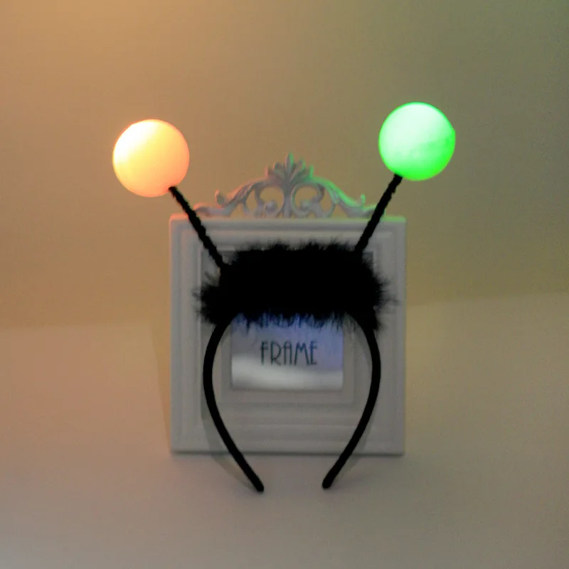 Yanıp sönen tüy arı anten topu - Diy Halloween Electronics incelemesi ve fiyatı