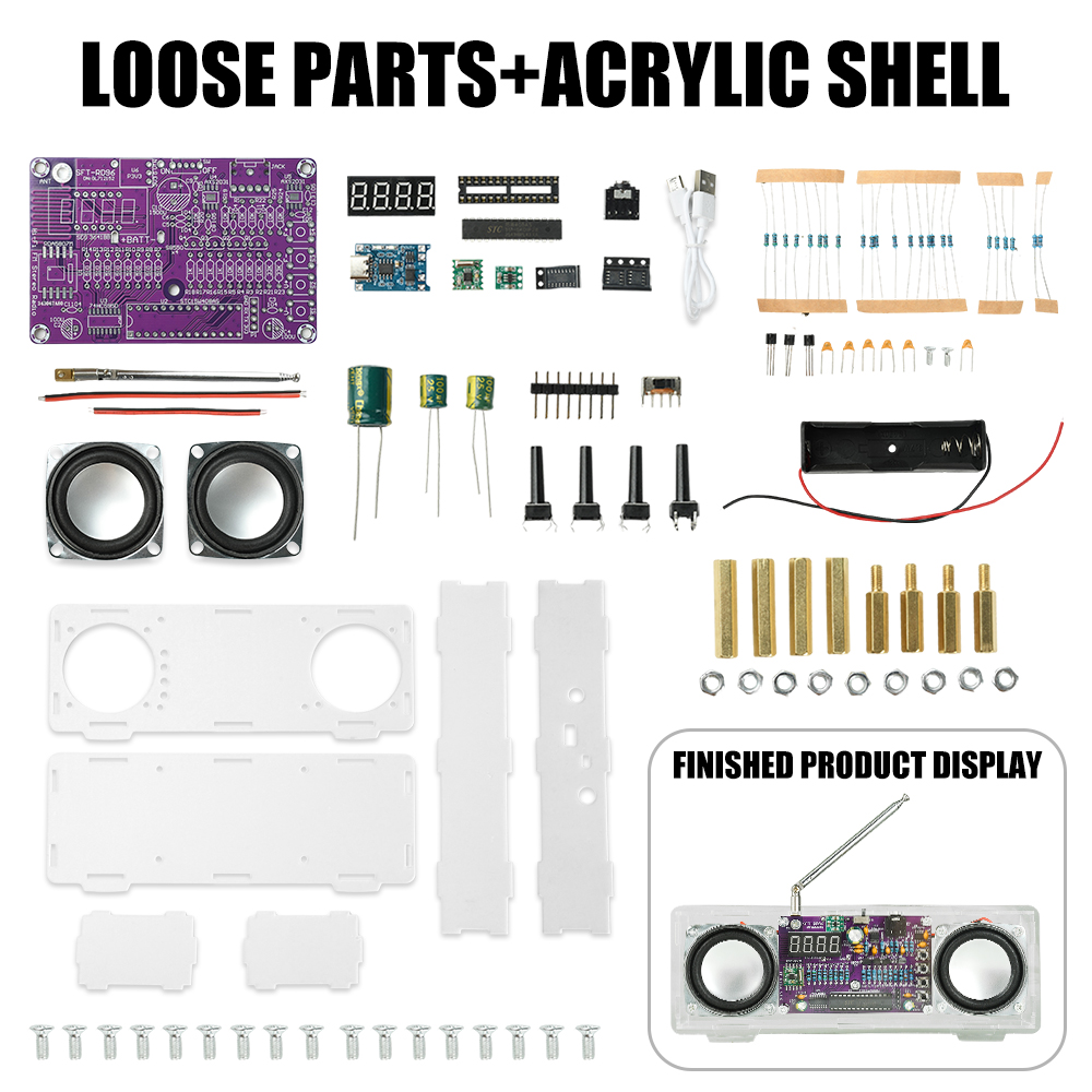 FM Radyo Elektronik DIY Kiti 8 - Diy Electronics Youtube Channel incelemesi ve fiyatı