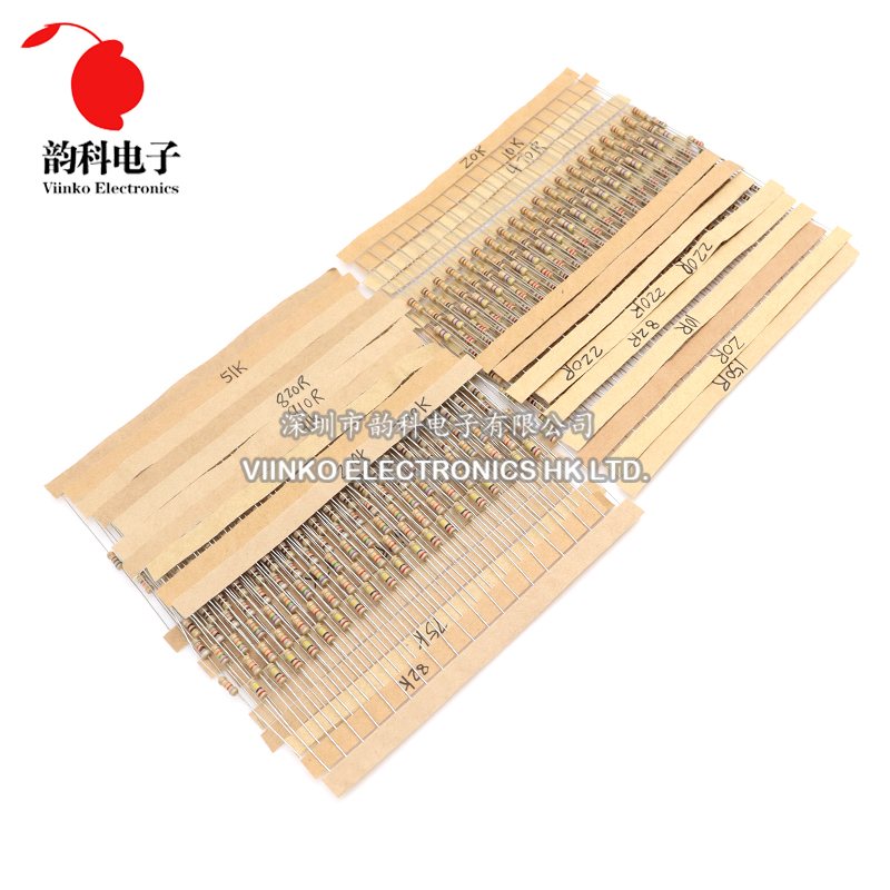 860 adet 1/4W karbon film rezi - Resistor Kit 1 4W incelemesi ve fiyatı