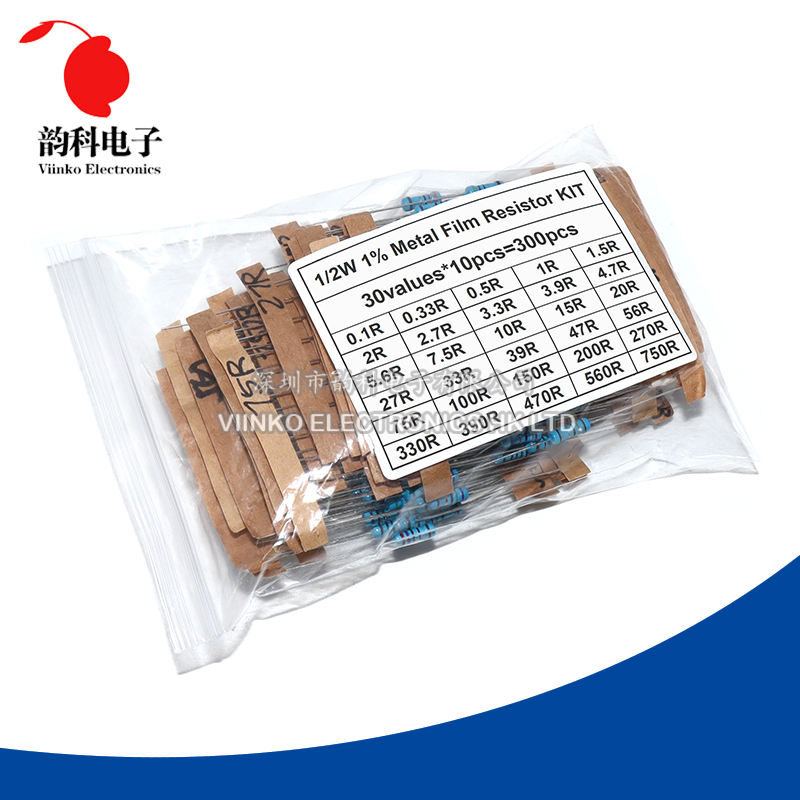 300 adet 150 adet 1/2W 1W 3W 2 - Resistor Kit 1 4W incelemesi ve fiyatı