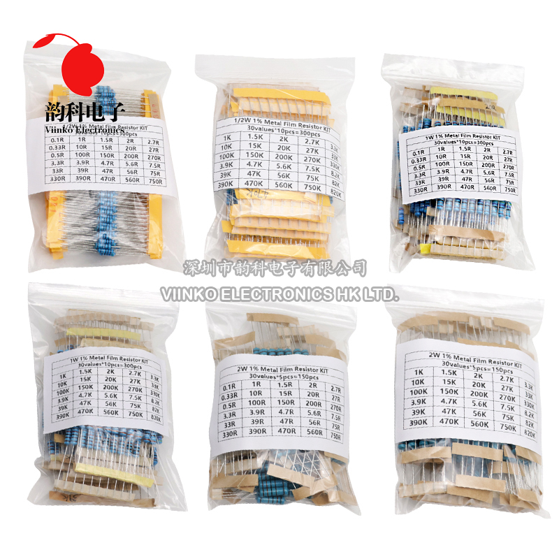 300 adet 150 adet 1/2W 1W 3W 2 - Resistor Kit 1 4W incelemesi ve fiyatı