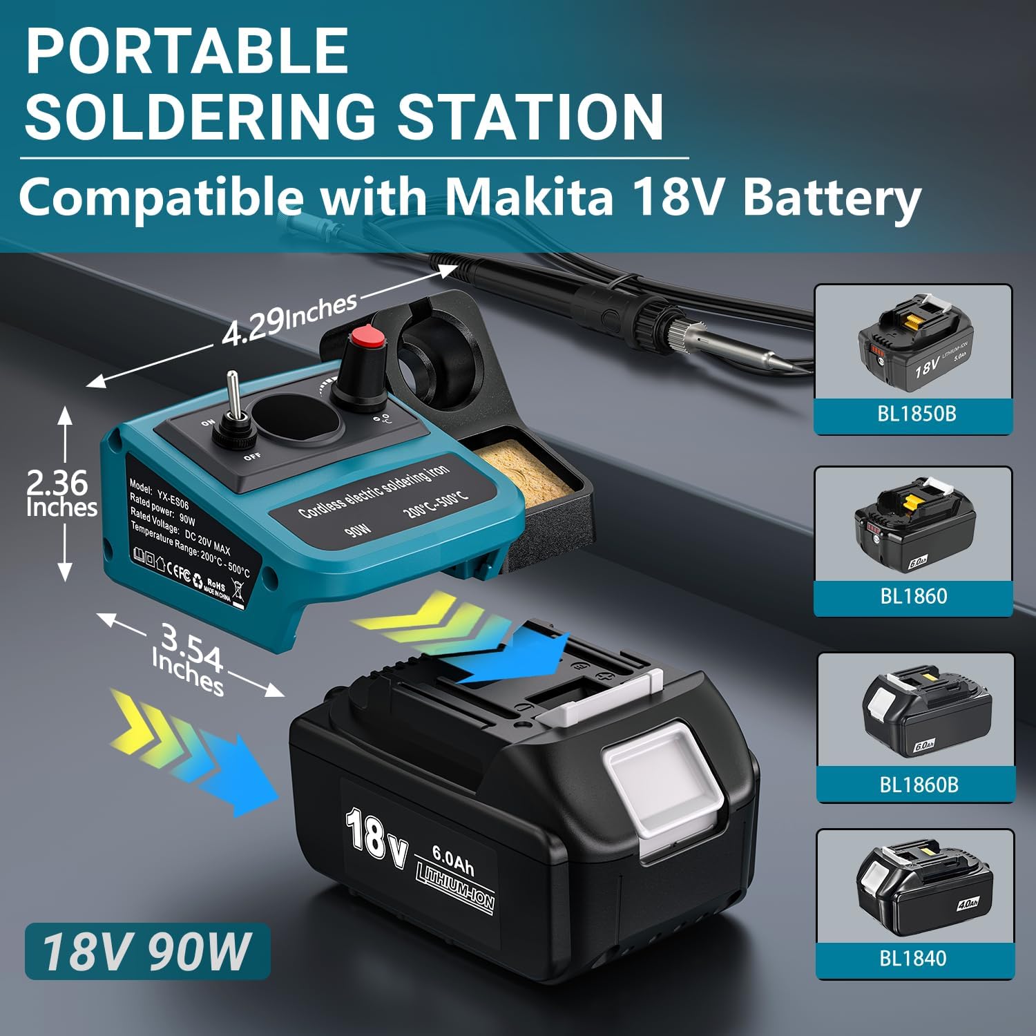 Makita 18V LXT Pil Sıcaklığı 2 - Diy Electronics Tool Kit incelemesi ve fiyatı