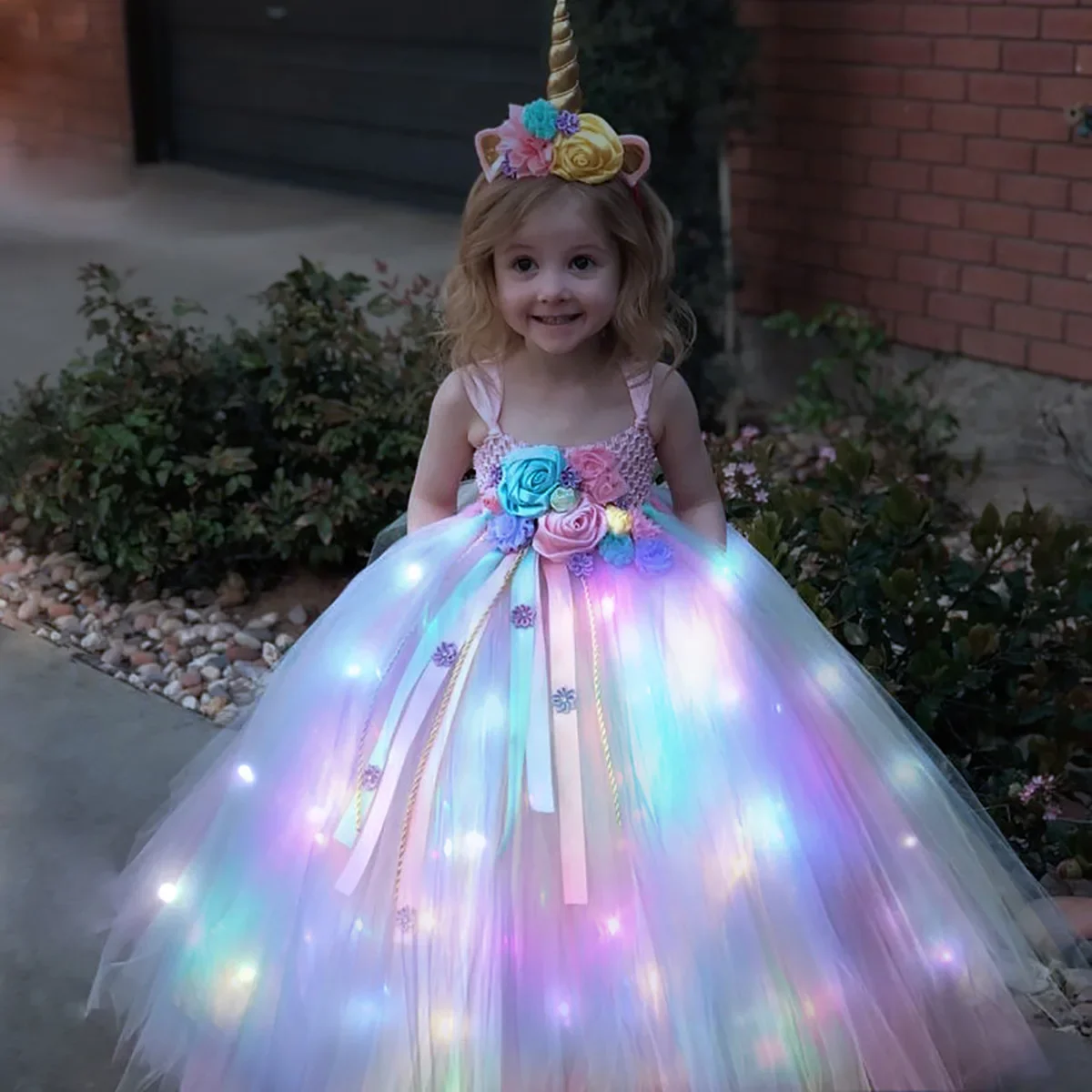 Kızlar Uzun LED Unicorn Tutu E - Diy Halloween Electronics incelemesi ve fiyatı