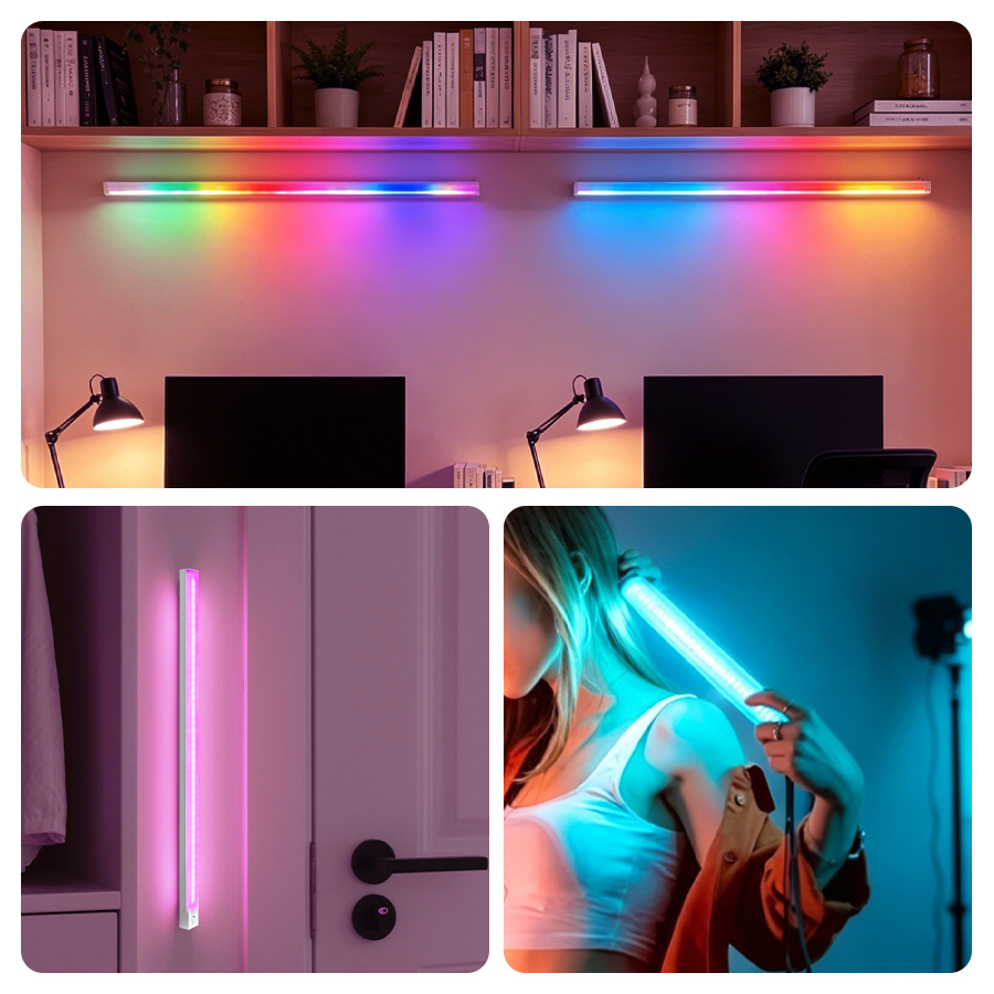 30cm 50cm Manyetik LED RGB Dol - Ldr Light Sensor incelemesi ve fiyatı