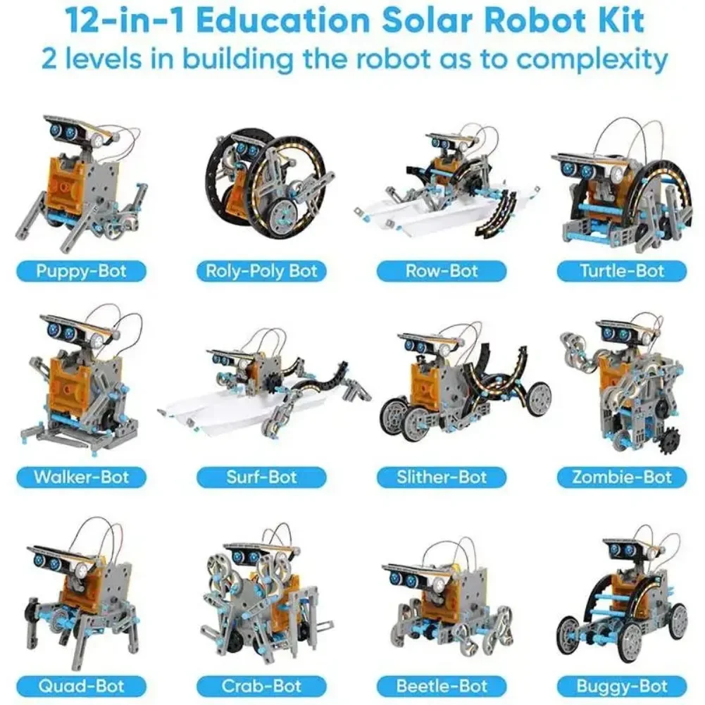 13 in 1 Güneş Enerjili Robot B - Diy Electronics Tool Kit incelemesi ve fiyatı