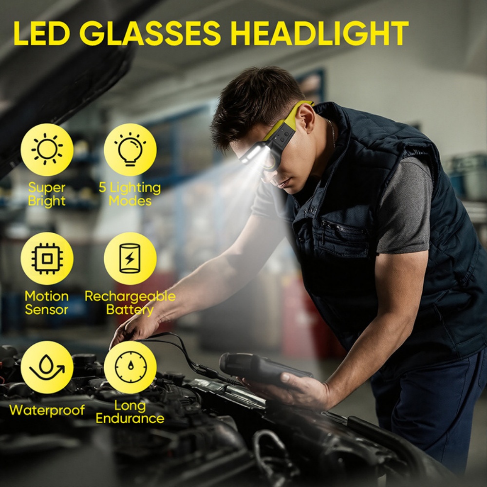LED Far Gözlükleri Şarj Edileb - Ldr Light Sensor incelemesi ve fiyatı